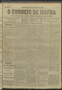 O Correio de Mafra: Jornal semanal, noticioso e agrícola, defensor dos interesses da Comarca de Mafra, Ano 5, n.º 162