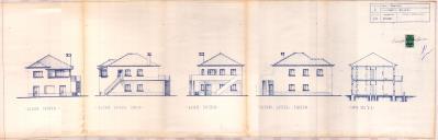 OP Daniel de Oliveira Gomes - Lg. da Feira, na Malveira - Construir um prédio de habitação e comercio - Licença de construção nº. 469/1959 - Licença de utilização nº. 234/1960.