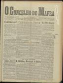 O Concelho de Mafra: Jornal Regionalista, Ano 14, n.º 433