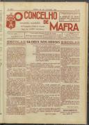 O Concelho de Mafra: Semanário ilustrado. Órgão da União Nacional, Ano 2, n.º 96