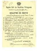 Boletim de Óbito 734
Serafim dos Santos
Coval 87