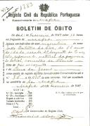 Boletim de Óbito 1283
João Batista da Silva
Coval 412