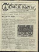 O Concelho de Mafra: Semanário ilustrado. Órgão de Propaganda e Defesa do Concelho, Ano 1, n.º 7