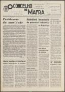 O Concelho de Mafra: Jornal Regionalista, Ano 32, n.º  743