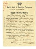 Boletim de Óbito 426
Maria da Conceição
Coval 190