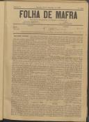 Folha de Mafra: Periódico noticioso, literário e agrícola, Ano 1, n.º 6