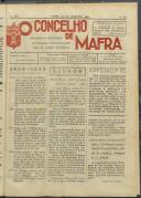 O Concelho de Mafra: Semanário ilustrado de propaganda e defesa do concelho. Órgão da União Nacional, Ano 2, nº  104