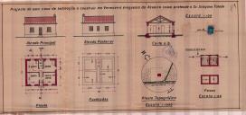 OP Joaquim Eusébio - Vermoeira / Azueira - Construir uma casa de habitação - Licença de construção nº. 1341/1950, de 29 de Setembro -
Licença de utilização nº. 195/1955, de 23 de Março