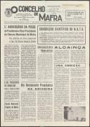 O Concelho de Mafra: Jornal Regionalista, Ano 37, n.º  791