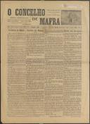 O Concelho de Mafra: Jornal Regionalista, Ano 8, n.º 306