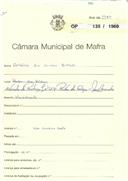 OP 135/1960 - António dos Santos Machado - construção de habitação - Av. de Portugal, nº 24, Póvoa da Galega / Milharado - licença de construção nº 348/1960  - licença de utilização nº 1653/1960.