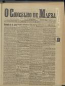 O Concelho de Mafra: Jornal Regionalista, Ano 14, n.º 445