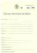 OP 361/1960 -Isidoro Duarte Júnior - Póvoa da Galega - Instalação de bombas e depósito para gasóleo -E.N. 374, ao Km 23.400 freguesia do Milharado 
Licença de construção n.º 1536/1960