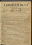 O Correio de Mafra: Jornal semanal, noticioso e agrícola, defensor dos interesses da Comarca de Mafra, Ano 4, n.º 134