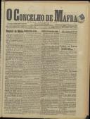 O Concelho de Mafra: Jornal Regionalista, Ano 14, n.º 435