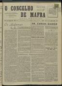 O Concelho de Mafra: Jornal Regionalista, Ano 28, n.º  671