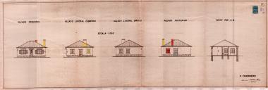 OP Domingos Francisco Marchante - Casal do Moinho / Malveira - Construir uma casa terra para habitação - Licença de construção nº. 686/1950, de 10 de Julho - Licença de utilização nº. 571/1952, de 24 de Junho