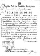 Boletim de Óbito 1319
António Paulo Jacinto
Coval 281