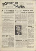 O Concelho de Mafra: Jornal Regionalista, Ano 32, n.º  747