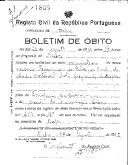 Boletim de Óbito 1869
Jaime Fernando da Silva
Coval 21