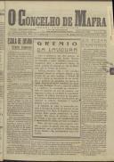 O Concelho de Mafra: Jornal Regionalista, Ano 15, n.º 474