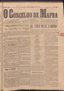 O Concelho de Mafra: Jornal Regionalista, Ano 18, n.º 541