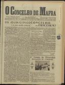 O Concelho de Mafra: Jornal Regionalista, Ano 14, n.º 448