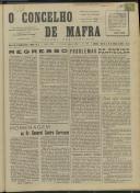 O Concelho de Mafra: Jornal Regionalista, Ano 29, n.º  688