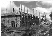 Fotografia da construção do Hospital da Irmandade de Nossa Senhora das Dores - Mafra