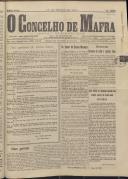 O Concelho de Mafra: Jornal Regionalista, Ano 18, n.º 530