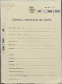 OP 5633/1970 - José Duarte - construção de moradia, Casal Mourão / Mafra - licença de construção nº 822/1971 - licença de utilização nº 2/1972