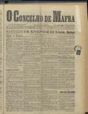 O Concelho de Mafra: Jornal Regionalista, Ano 13, n.º 424