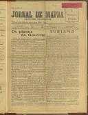 Jornal de Mafra: Semanário Nacionalista, Ano 1, nº 23