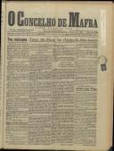 O Concelho de Mafra: Jornal Regionalista, Ano 14, n.º 431