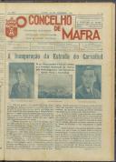 O Concelho de Mafra: Semanário ilustrado. Órgão da União Nacional, Ano 2, n.º 98