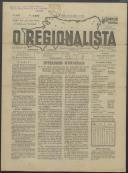 O Regionalista: Semanário Ilustrado, Ano 6, n.º 260