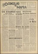 O Concelho de Mafra: Jornal Regionalista, Ano 31, n.º  734