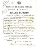 Boletim de Óbito 1055
Maria da Conceição dos Santos
Coval 185