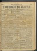 O Correio de Mafra: Jornal semanal, noticioso e agrícola, defensor dos interesses da Comarca de Mafra, Ano 5, n.º 186