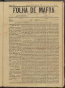 Folha de Mafra: Periódico noticioso, literário e agrícola, Ano 2, n.º 53