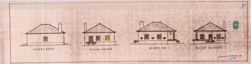 OP Deolinda da Conceição Costa - Bairro Residêncial de Mafra, em Mafra - Construir uma casa de habitação. Licença de Obra nº. 462/1953 - Licença de utilização nº. 390/1959.