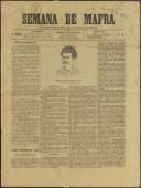 Semana de Mafra: Defensor dos interesses do Concelho de Mafra, Ano 1, n.º 8