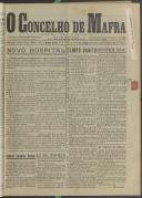 O Concelho de Mafra: Jornal Regionalista, Ano 17, n.º 506