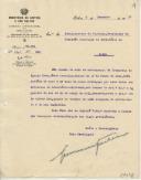 Ofício do presidente da Comissão Jurisdicional dos Bens Cultuais, [? Martins], dirigido ao administrador do Concelho de Mafra, solicitando a convocação da Comissão Concelhia de Inventário de Mafra, da qual é presidente o próprio administrador, devido à lacuna de registo de três cordãos e um anel de ouro no auto de arrolamento da freguesia de Igreja Nova, exigindo o arrolamento em inventário-adicional. 