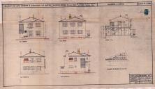 OP Domingos Machado Pereira e Emircio Teixeira Pinto - Avenida Dr. Oliveira Salazar, em Mafra - Construir prédio urbano. Licença de construção nº 845/1945 - Licença de utilização nº 577/1946