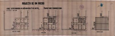 OP Francisco Pedro - Malveira - Construir um prédio - Deferimento em 29-06-1945 - Licença de utilização nº. 94/1946.
