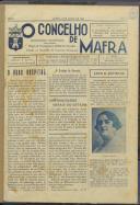 O Concelho de Mafra: Semanário ilustrado. Órgão de Propaganda e Defesa do Concelho, Ano 1, n.º 27