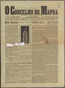 O Concelho de Mafra: Jornal Regionalista, Ano 14, n.º 451