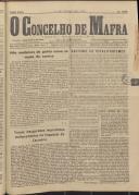 O Concelho de Mafra: Jornal Regionalista, Ano 18, n.º 535