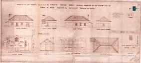 OP Tertuliano Rodrigues Escola - Casais da Areia / Encarnação - Construir uma casa de habitação - Licença de construção nº. 787/1955 - Licença de utilização nº 1707/1961.
